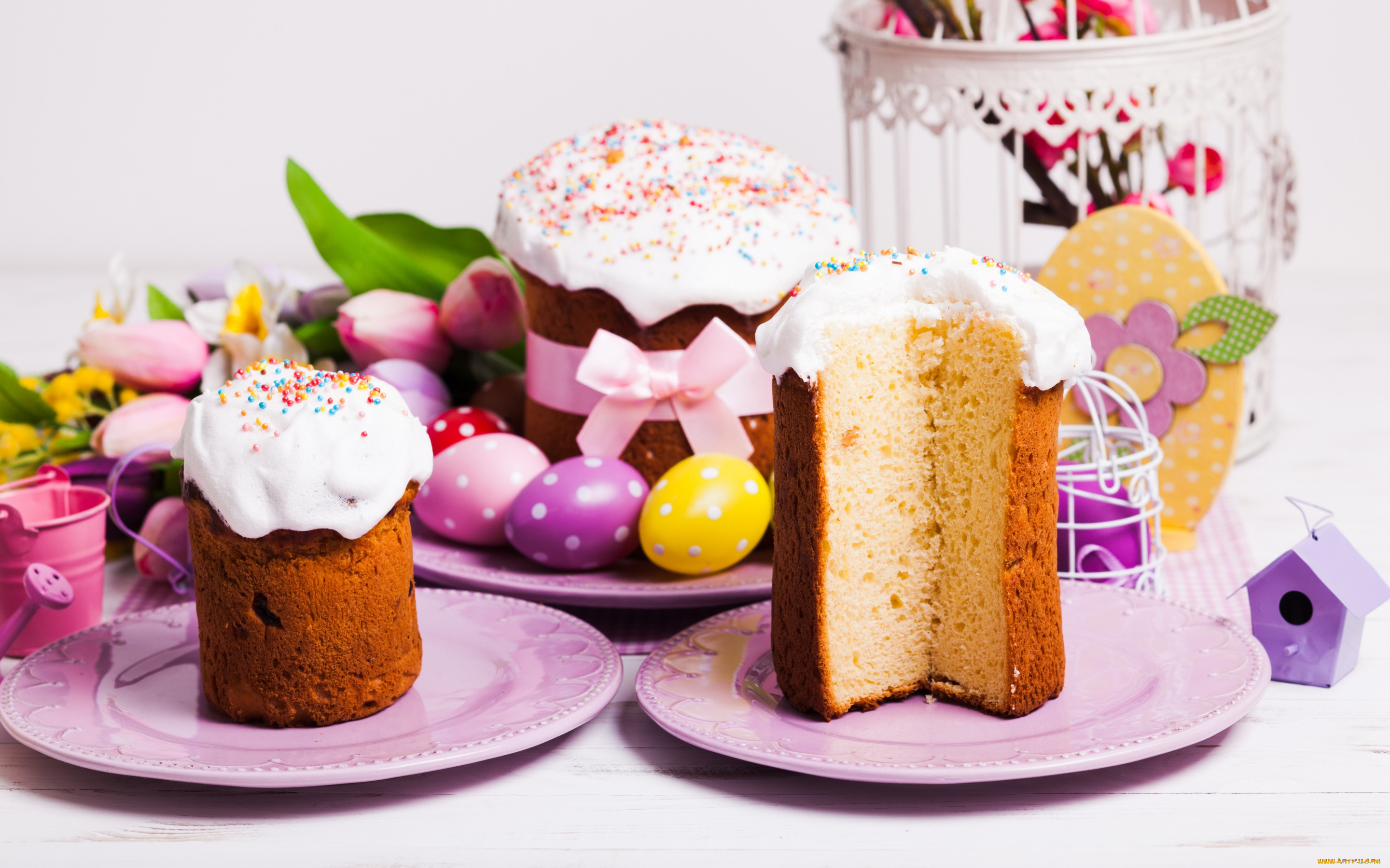 , , , , , , , spring, tulips, eggs, cake, easter, holiday, decoration, blessed